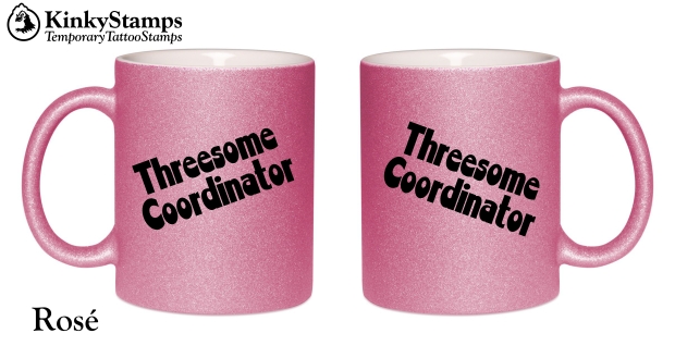 Threesome Coordinator Glitzertasse