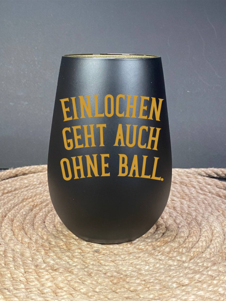 Einlochen geht auch ohne Ball