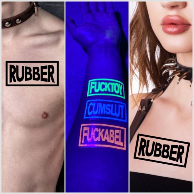 KDL RUBBER temporäres Klebetattoo