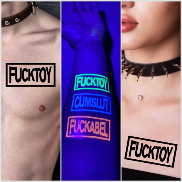 KDL FUCKTOY temporäres Klebetattoo