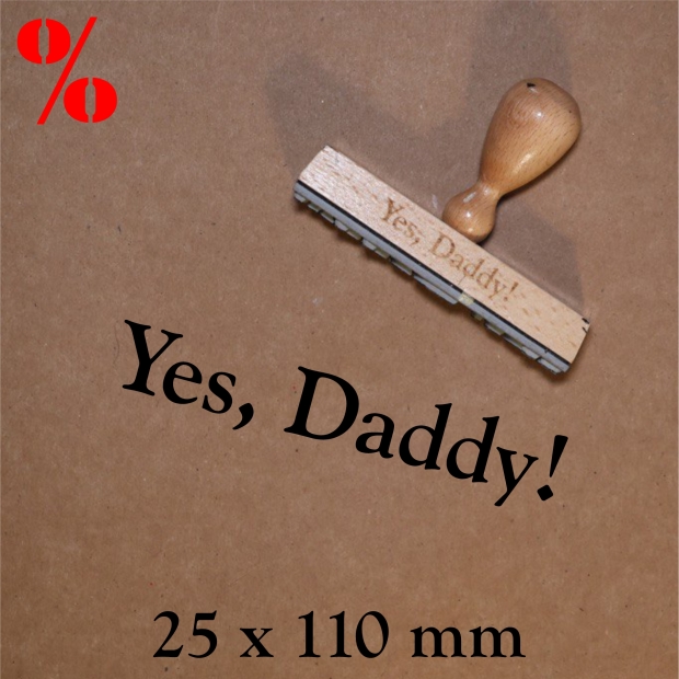 Yes, Daddy!