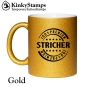 Premium Stricher Glitzertasse