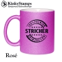 Premium Stricher Glitzertasse