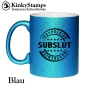 Premium SubSlut Glitzertasse