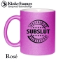 Premium SubSlut Glitzertasse