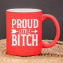 Proud littel Sub I Bitch I Slut I Brat I Matte farbene Kinky Kaffeetasse