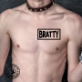 KDL BRATTY temporäres Klebetattoo