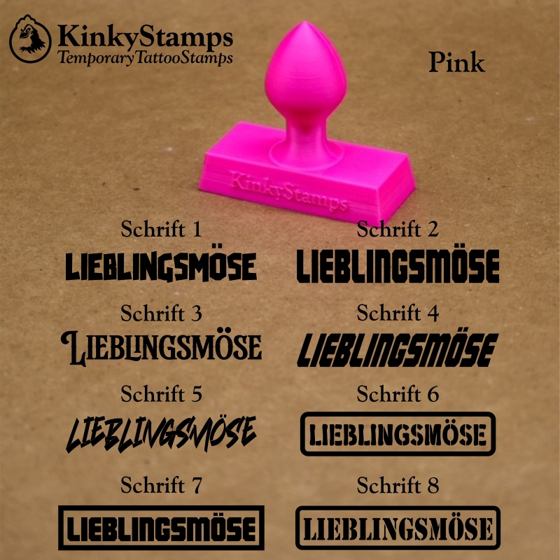 Kinkystamps Bdsm Stempel Kink Stempel Tattoo Stempel Lieblingsmöse