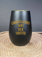 Congratulations! Same dick forever.