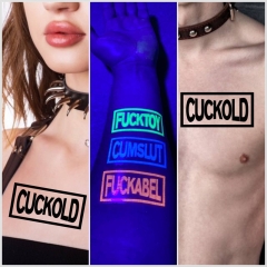 KDL CUCKOLD temporäres Klebetattoo